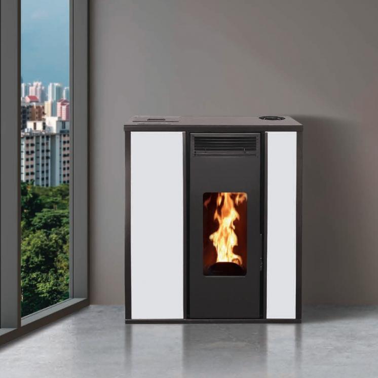 Stufa à granules étanche - INTERSTOVES Tessa Concentrique 10 kW