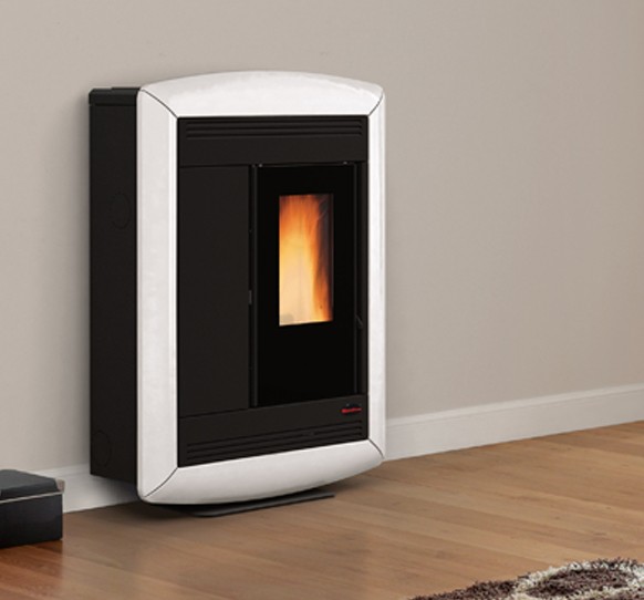 Stufa à granules extra plat canalisable - EXTRAFLAME Souvenir Plus Lux 5.0 10 kW