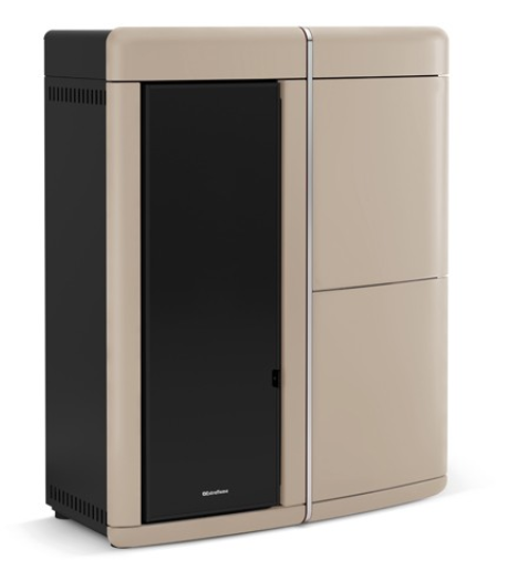 Stufa a pellet hydro étanche débrayable - EXTRAFLAME Evelyne Idro Evo 18 kW