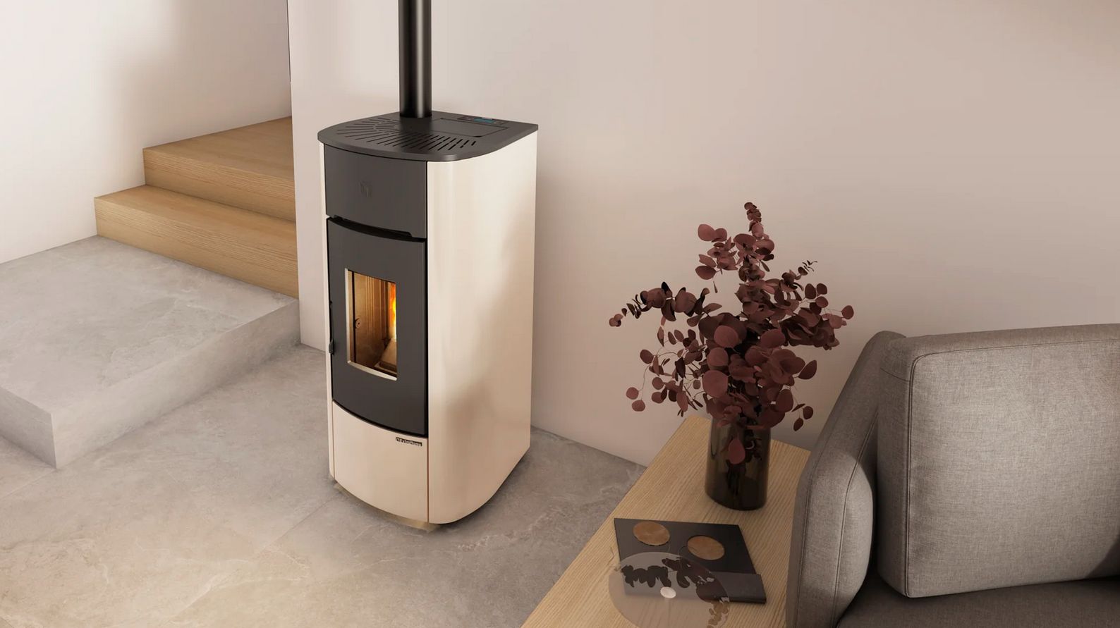 Stufa a pellet - EXTRAFLAME Mariella Plus AD 7.5 kW