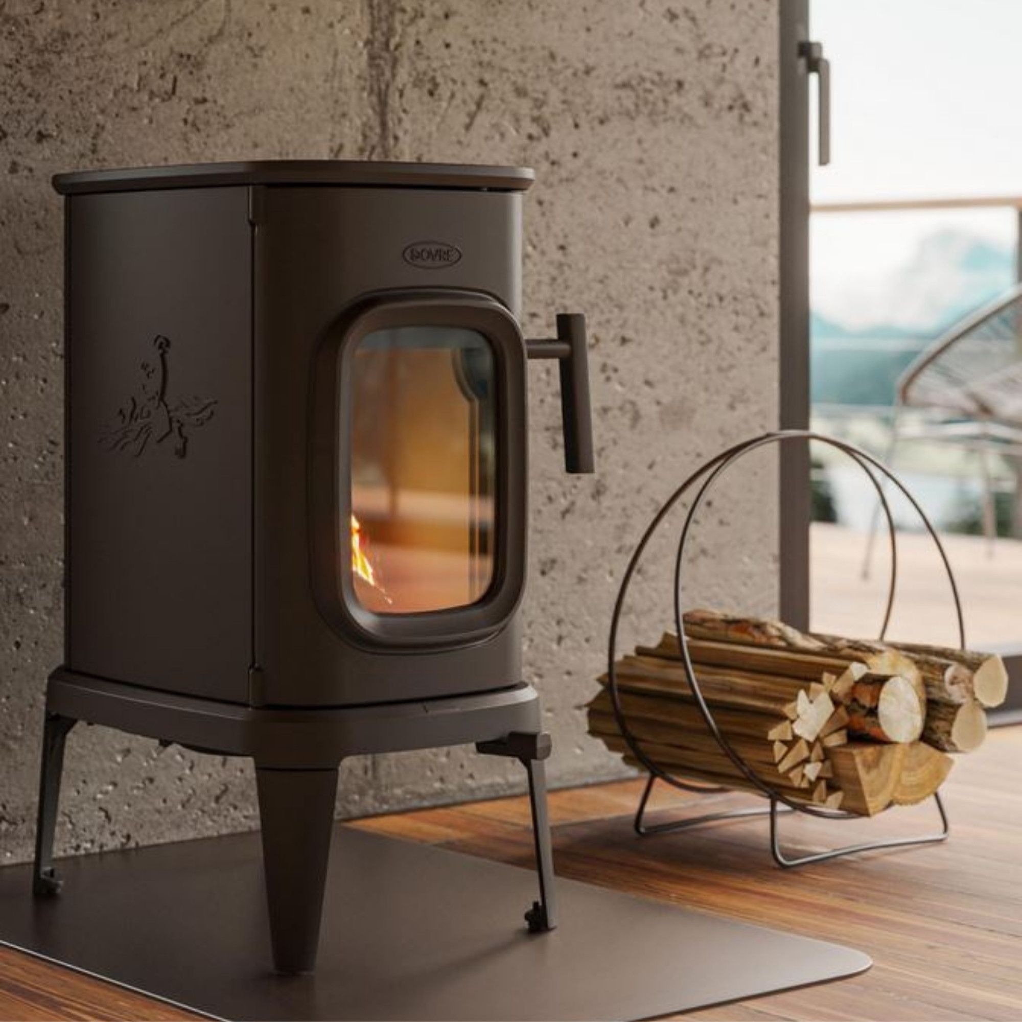 Stufa a legna en fonte raccordable - DOVRE Saga 101 7.5 kW