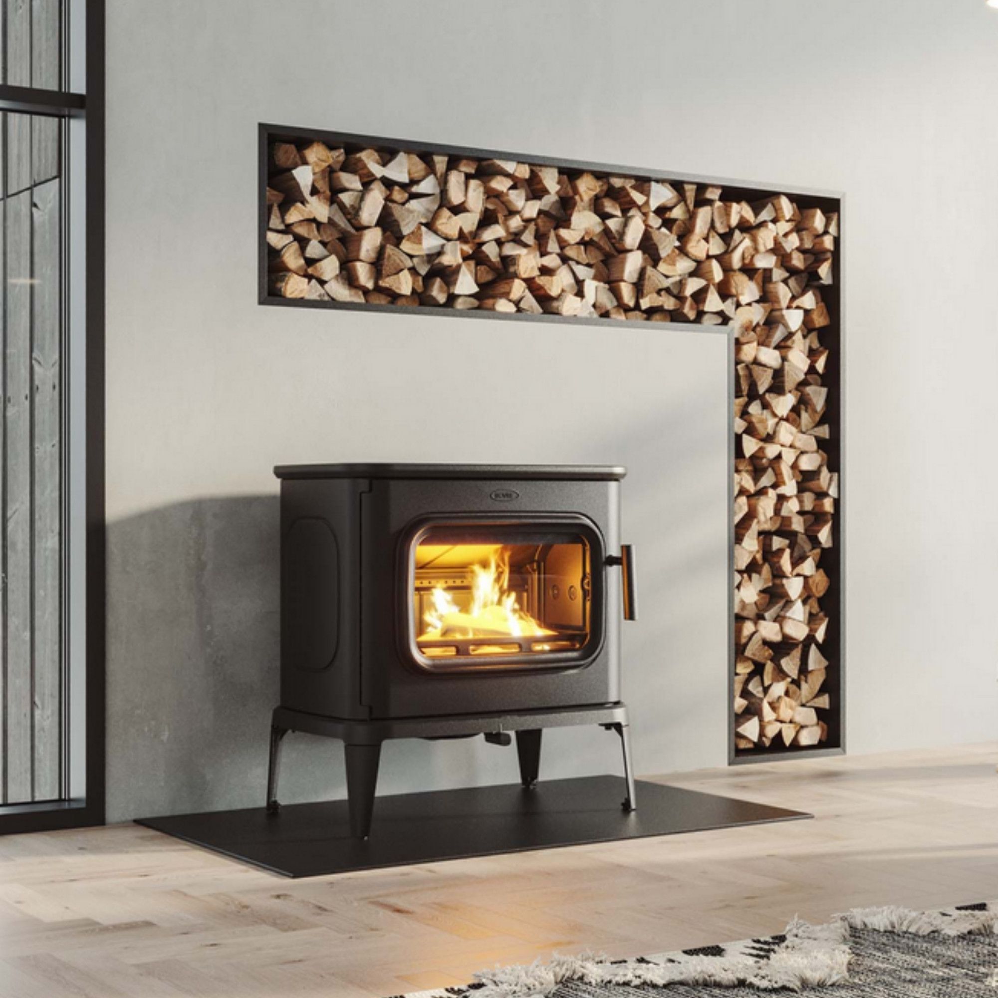 Stufa a legna en fonte raccordable - DOVRE Saga 301 10.5 kW