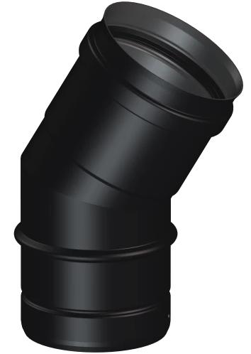 Coude 30° Ø80mm - DEKO PELLETS CLASSIQUE