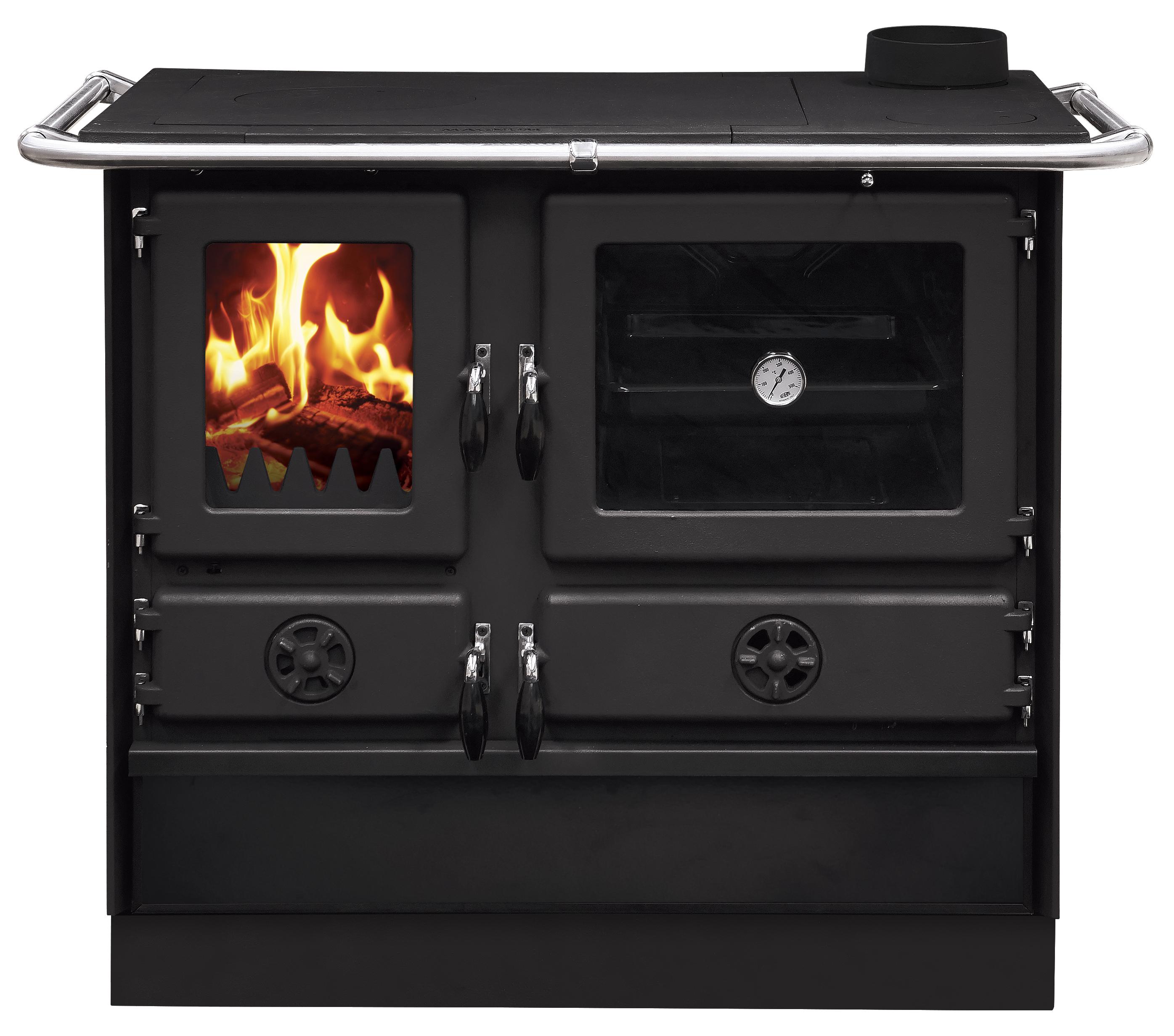 Cuisinière à bois - INTERSTOVES Magnum SD Steel 9.5 kW