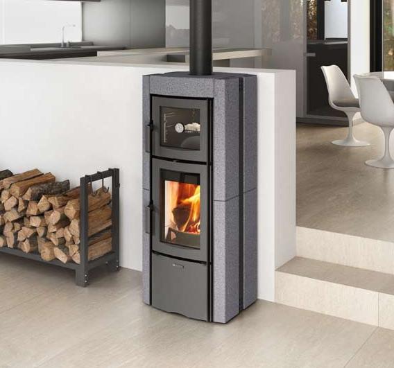 Stufa a legna avec four raccordable - LA NORDICA Ester Forno 5.0 8.2 kW