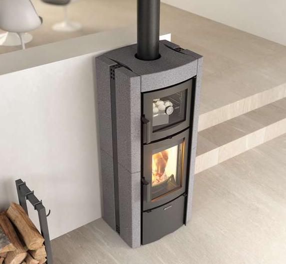 Stufa a legna avec four raccordable - LA NORDICA Ester Forno 5.0 8.2 kW
