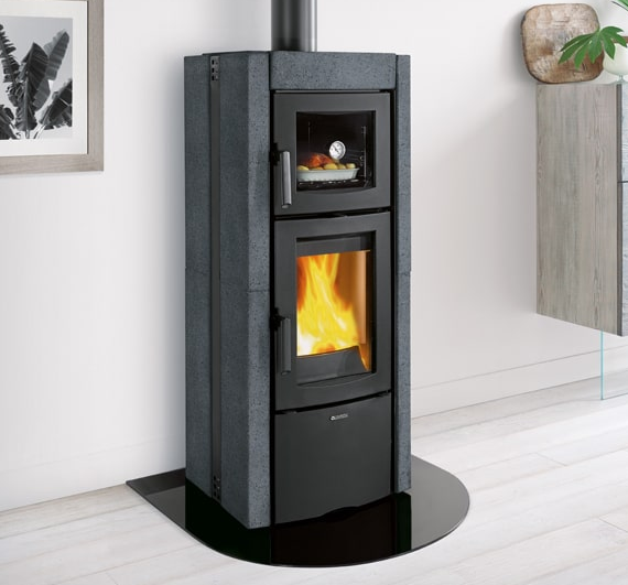 Stufa a legna avec four raccordable - LA NORDICA Ester Forno 5.0 8.2 kW