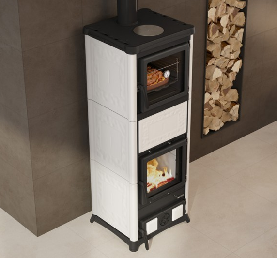 Stufa a legna avec four raccordable - LA NORDICA Nova Forno.16 11.8 kW