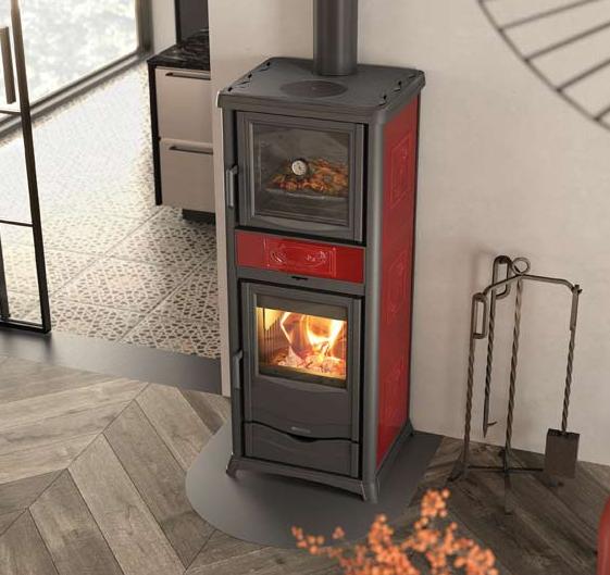 Thermo Stufa a legna avec four - LA NORDICA TermoRossella Plus Forno DSA.16 11.1 kW