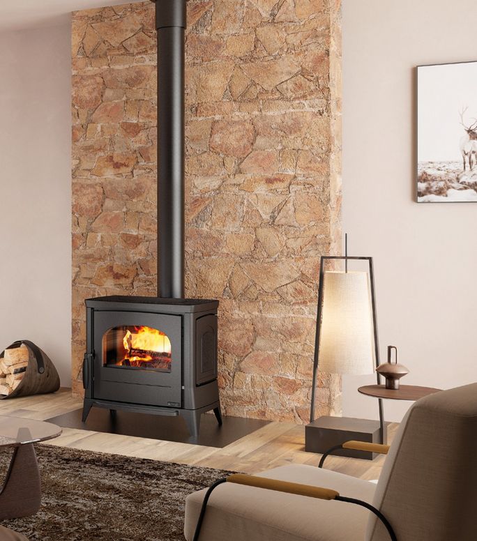 Stufa a legna en fonte - LA NORDICA Lavinia EOS 11.9 kW