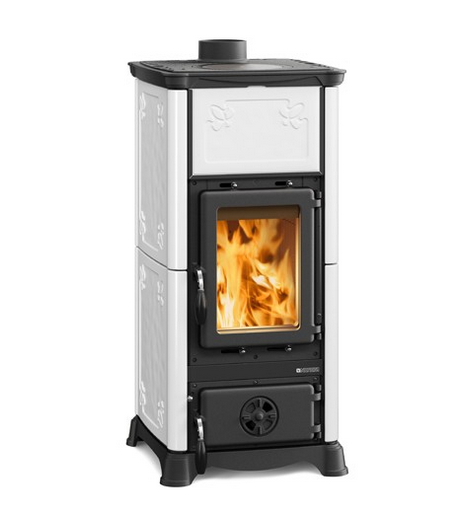 Stufa a legna raccordable en céramique - LA NORDICA Emiliana.165 6.5 kW