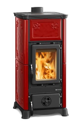 Stufa a legna raccordable en céramique - LA NORDICA Emiliana.165 6.5 kW