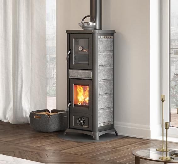 Stufa a legna avec four - LA NORDICA Gemma Forno.165 Pierre 7.3 kW