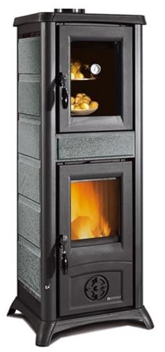 Stufa a legna avec four - LA NORDICA Gemma Forno.165 Pierre 7.3 kW