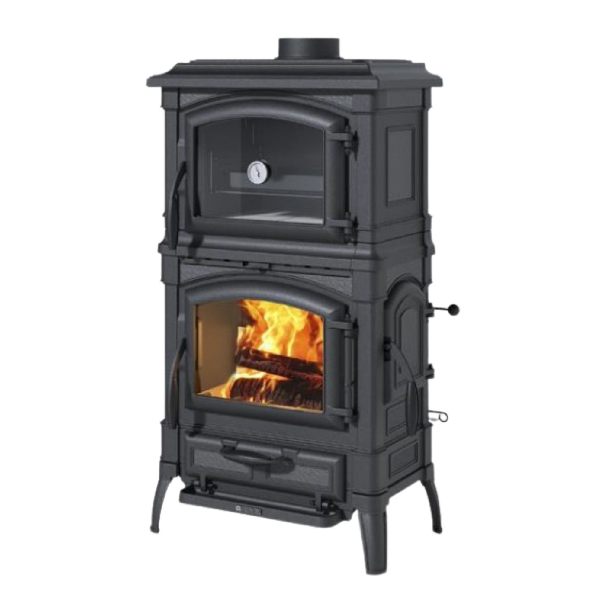Stufa a legna en fonte avec four - LA NORDICA Isetta Forno 8.2 kW