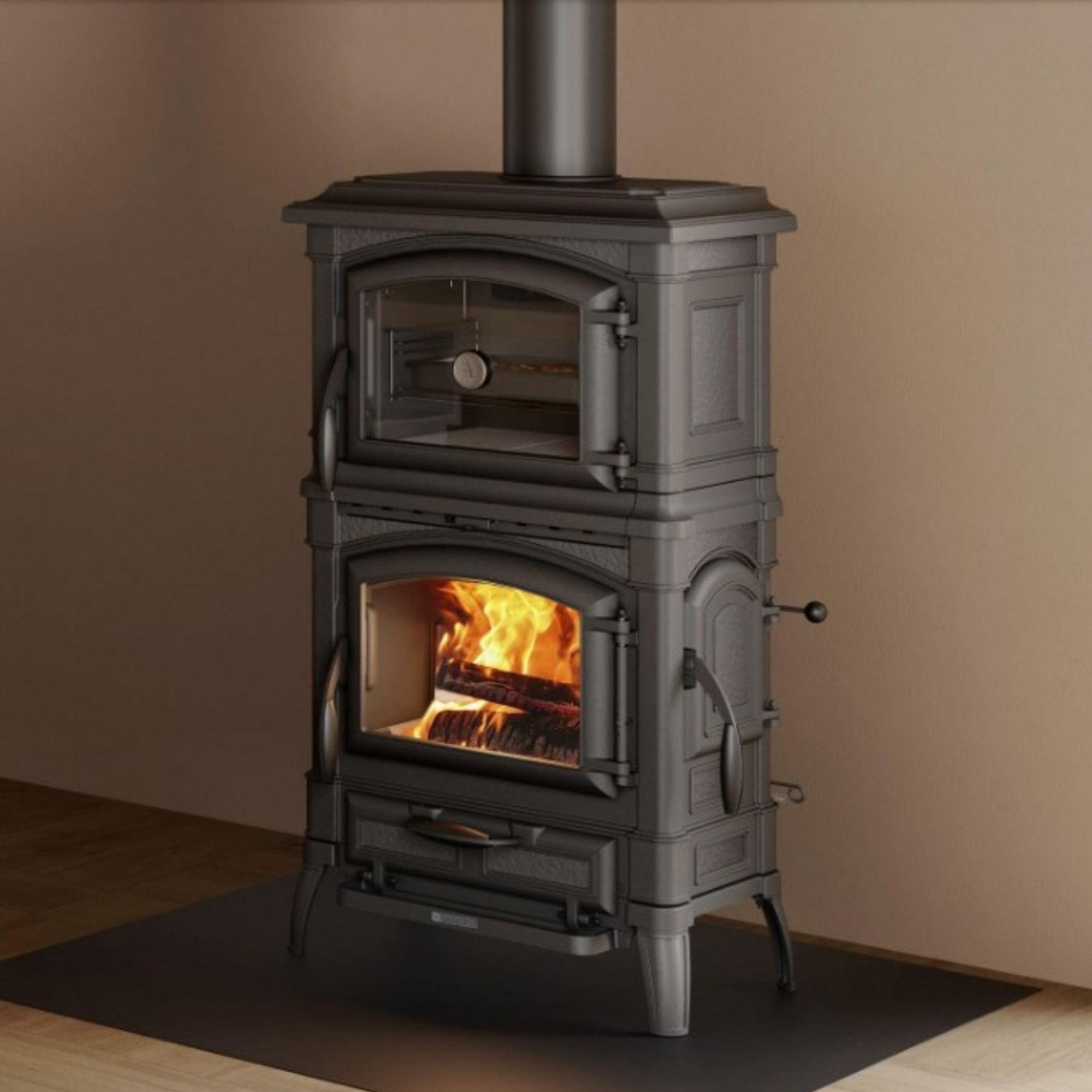 Stufa a legna en fonte avec four - LA NORDICA Isetta Forno 8.2 kW