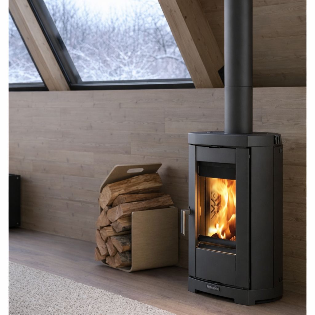 Stufa a legna en fonte - LA NORDICA Emi Lean 6.6 kW
