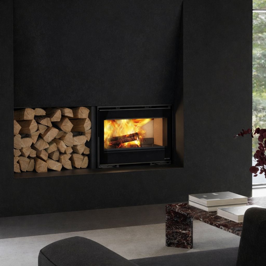 Inserto à bois ventilé - LA NORDICA Inserto 80 Lean 9.5 kW