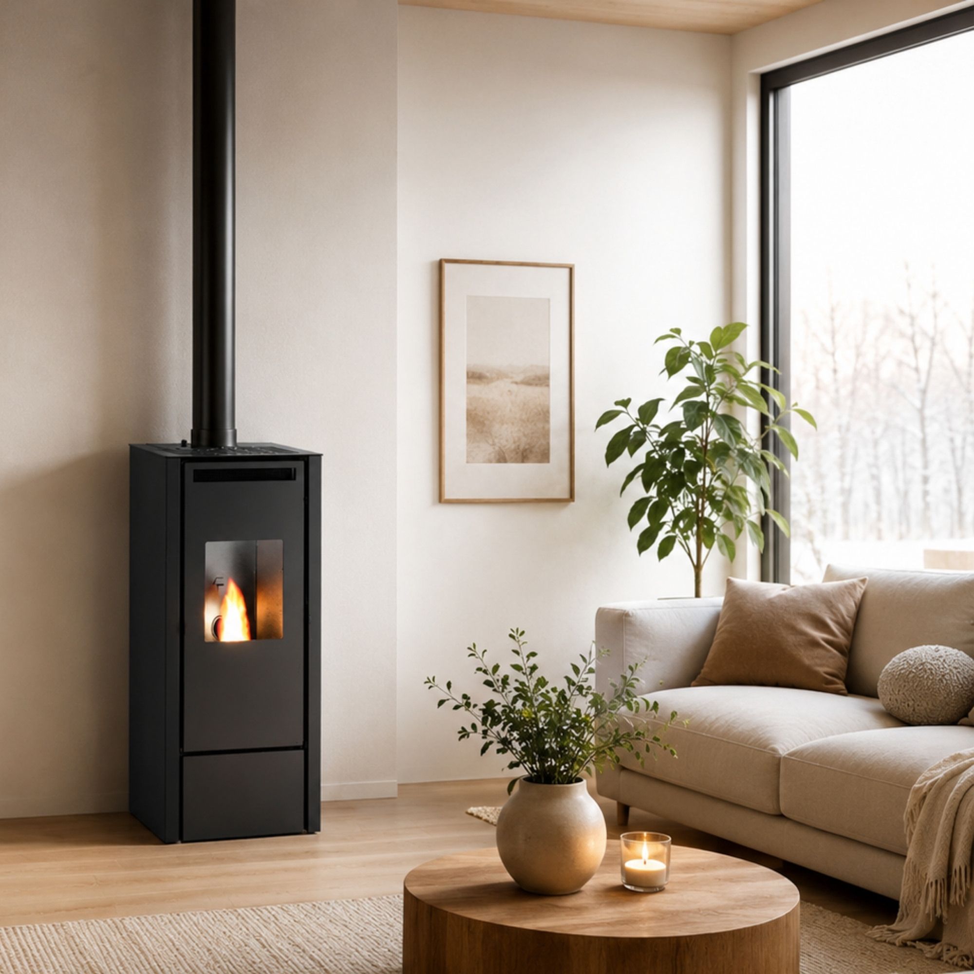 Stufa a pellet canalisable - PUNTO FUOCO Cinzia Can 9.9 kW