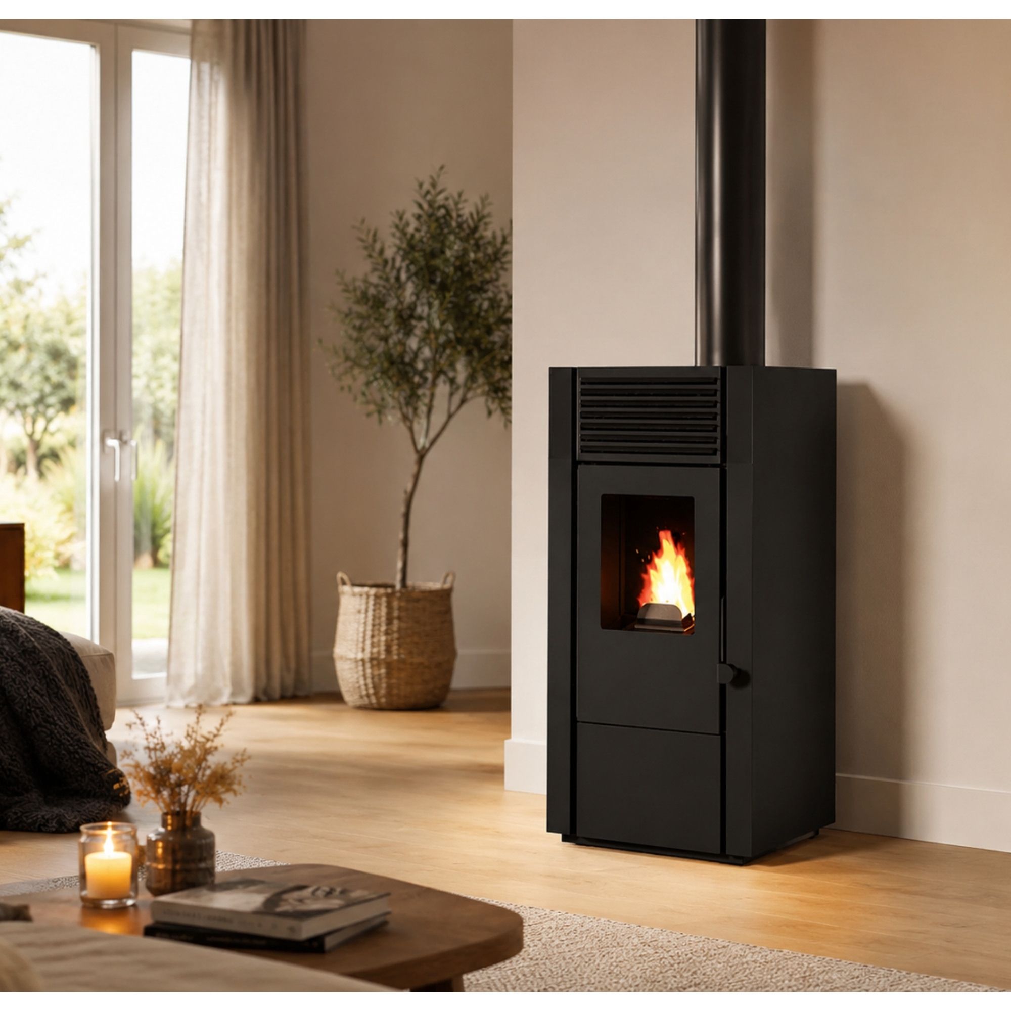 Stufa a pellet canalisable - PUNTO FUOCO Marisa 8 kW