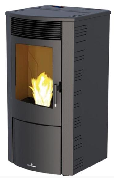 Stufa a pellet canalisable silencieux - BRONPI Abril Extra 11 kW