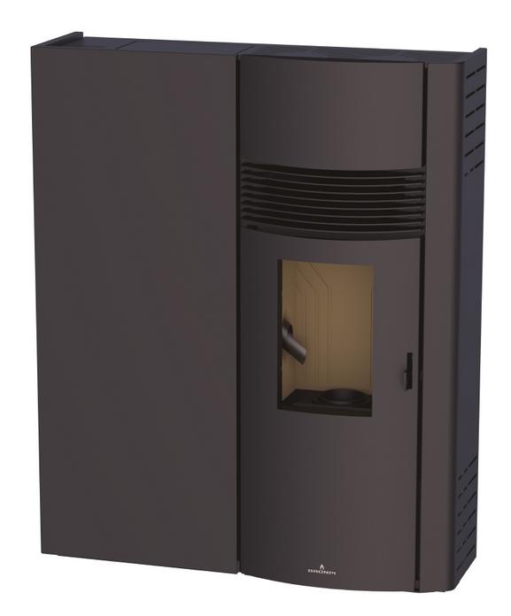 Stufa a pellet extra-plat option canalisable - BRONPI Adry 10 à 11 kW