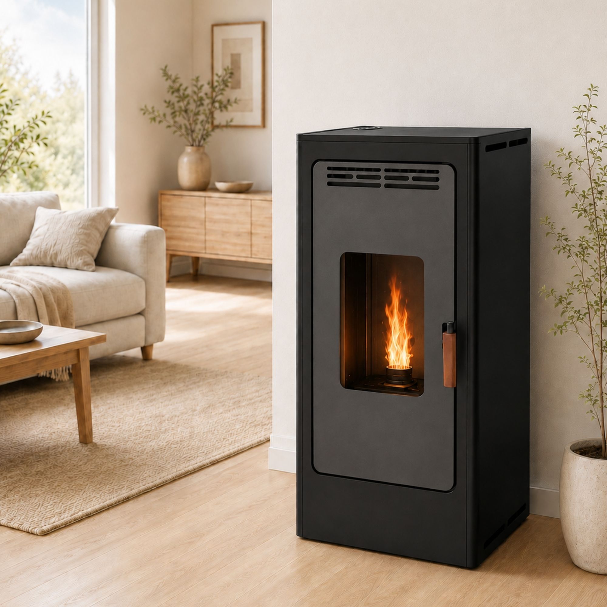 Stufa a pellet silencieux étanche fonte - FIREMATIC BR9 PREMIUM 8 kW