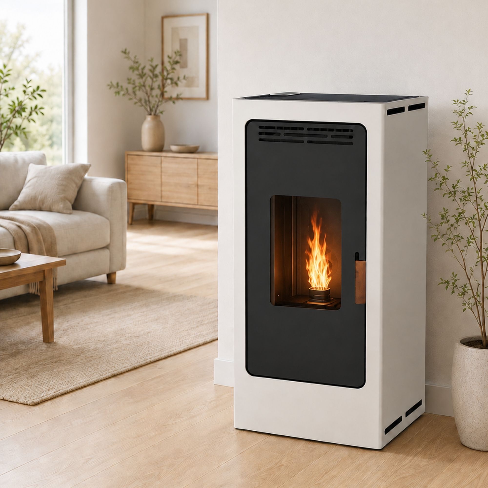 Stufa a pellet silencieux étanche fonte - FIREMATIC BR9 PREMIUM 8 kW