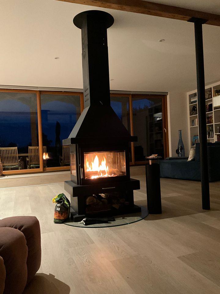 Stufa a legna cheminée 4 vitres - FIREMATIC Kingston 10.9 kW