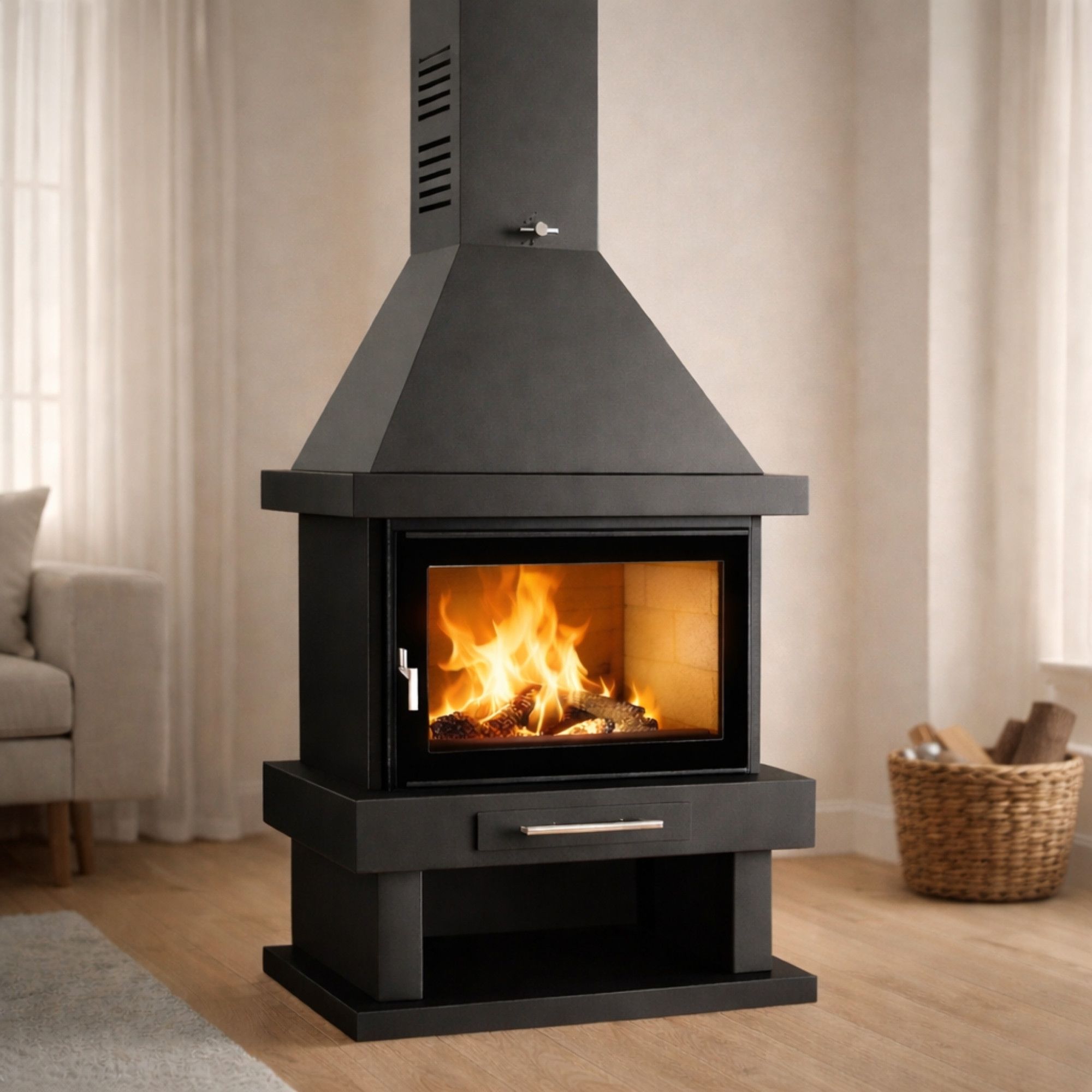 Stufa a legna cheminée - FIREMATIC Denton 13.8 kW