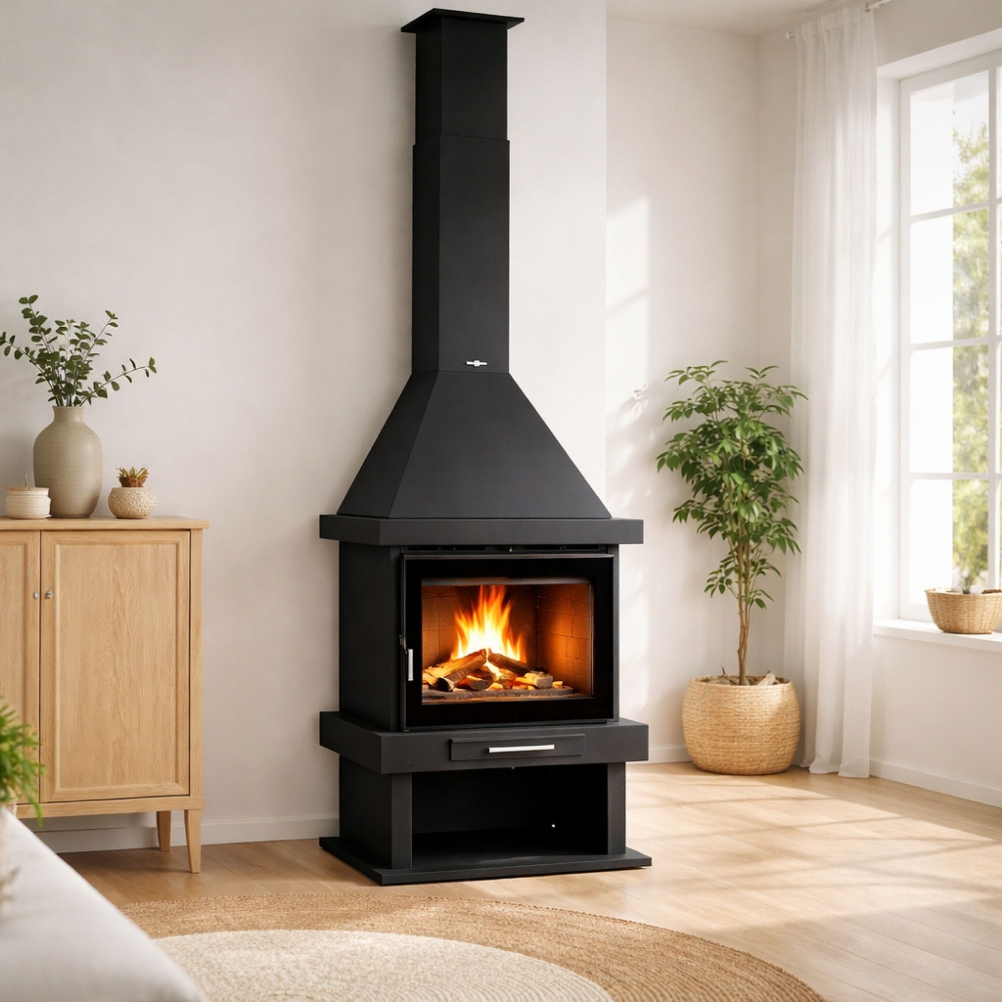 Stufa a legna ventilé cheminée - FIREMATIC Colorado 10.9 kW