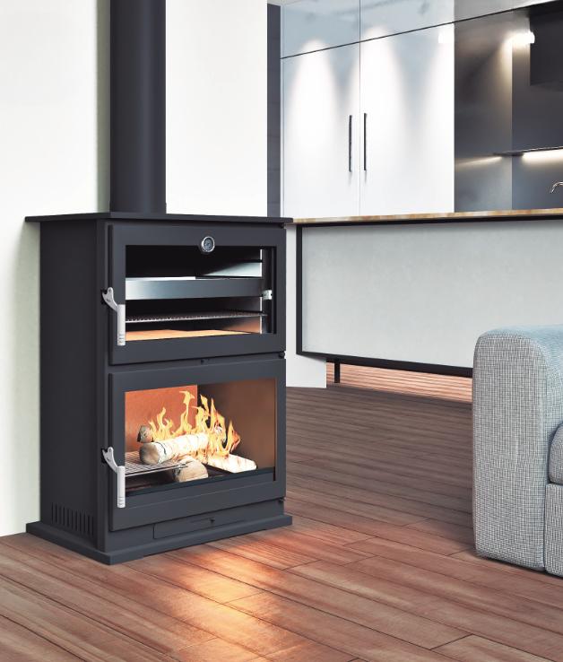 Stufa a legna avec four - FIREMATIC Dakota 10.9 kW