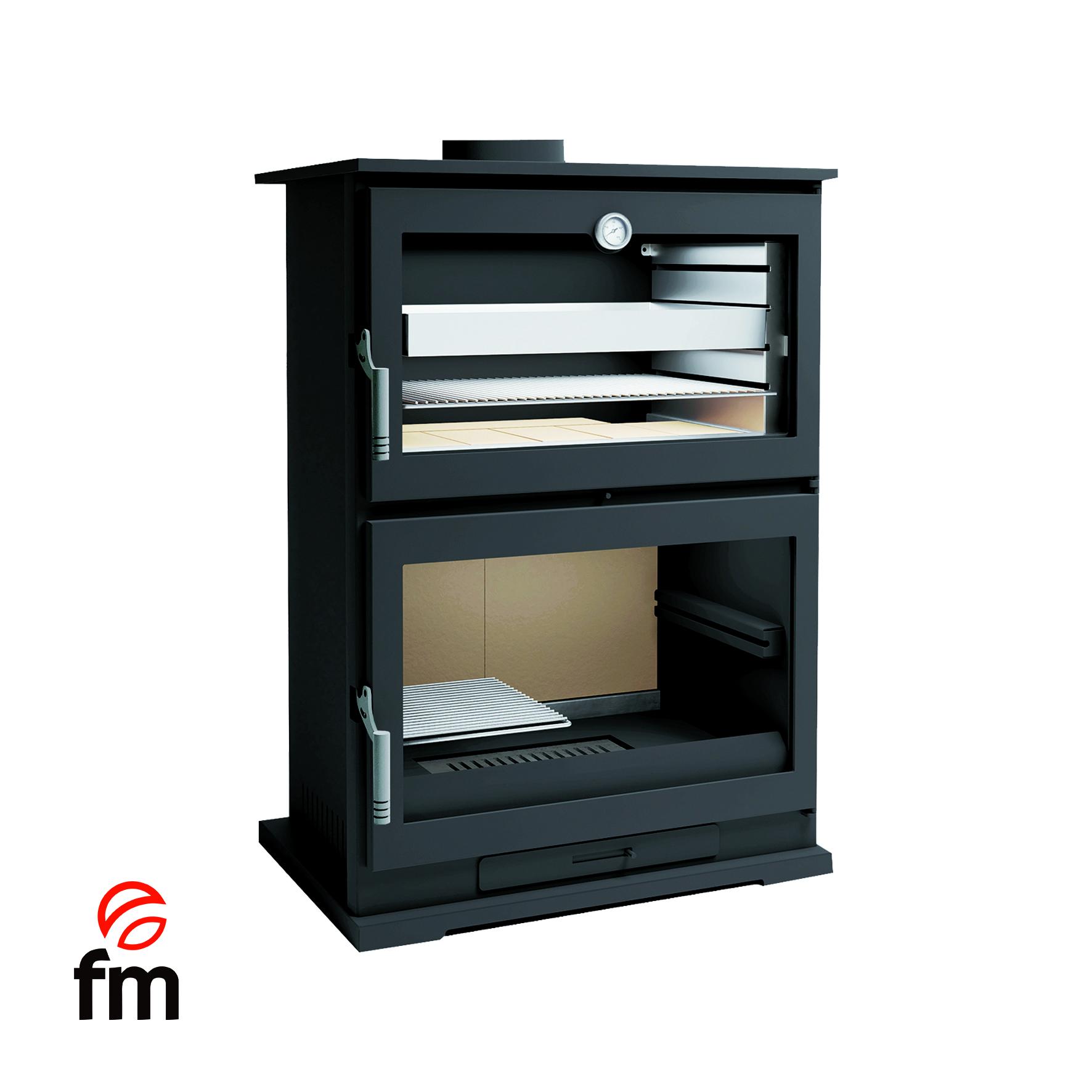 Stufa a legna avec four - FIREMATIC Dakota 10.9 kW