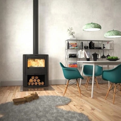 Stufa a legna Dovre Bow/WB 9 kW