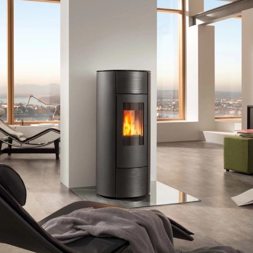 Stufa a pellet Wodtke soleo.nrg H10 air+ 6/8 kW