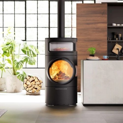 Stufa a legna Austroflamm Clou Xtra Back 8 kW
