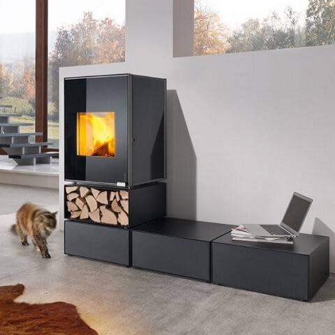 Stufa a legna Wodtke Hot Box 2000 | 7 kW indépendant de l’air ambiant