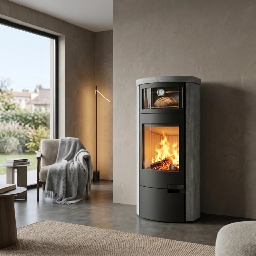 Stufa a legna Novaline Gustosa Back 6 kW