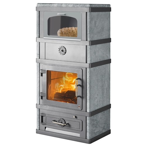 Stufa a legna Lotus 2080 | 8 kW avec compartiment chauffant