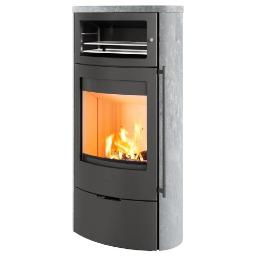 Stufa a legna Lotus Jubilee 35 | 7 kW avec compartiment de cuisson