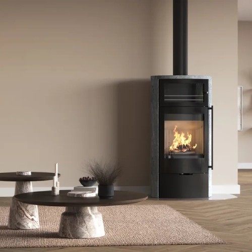 Stufa a legna Lotus Jubilee 35 | 7 kW avec compartiment de cuisson