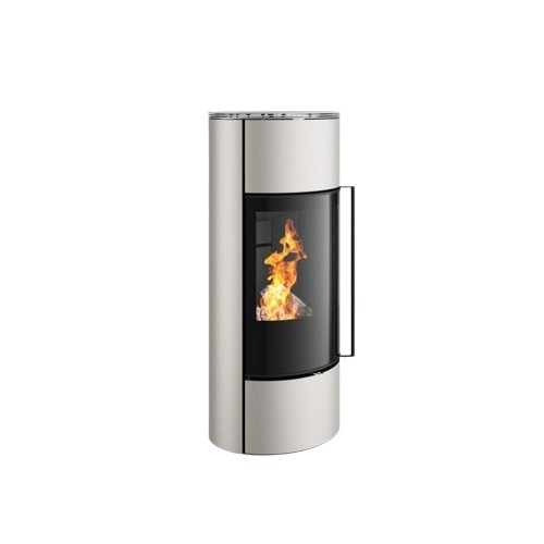 Stufa a legna Spartherm Senso M H2O perle 7,9 kW avec chamotte noire
