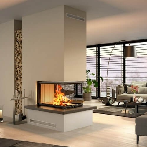 Inserto a legna Spartherm Arte U-90h 13 kW porte coulissante