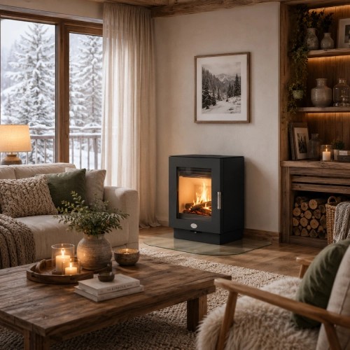 Stufa a bois Max Blank Lille Basic 6,5 kW