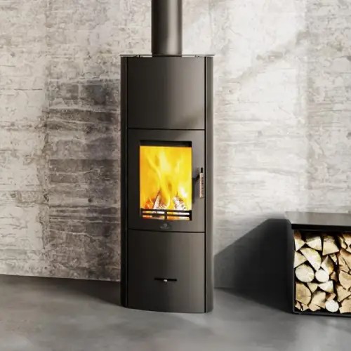 Inserto a legna Max Blank Turin SP Steel 5 kW