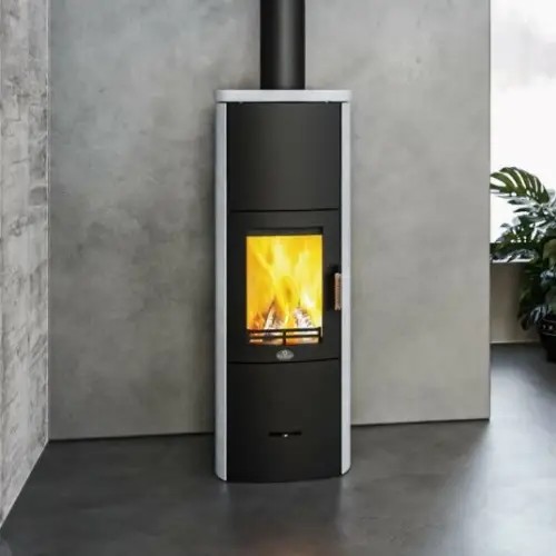 Inserto a legna Max Blank Turin SP Stone 5 kW