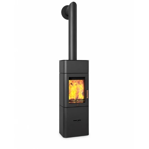 Stufa a pellet Max Blank Lyon S Steel 5 kW