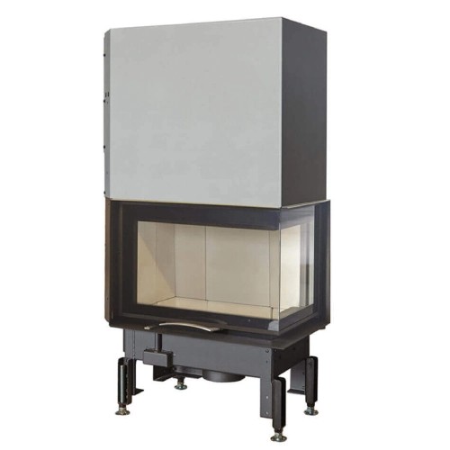 Inserto a legna Austroflamm Cheminée d'angle 63x40x42S 2.0 | 8 kW porte coulissante