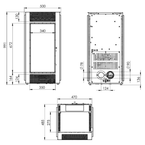Stufa a pellet Königshütte Lima 2.0 | 6 kW