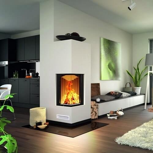 Inserto a legna Spartherm Arte 2LRh-66 6,4 kW porte coulissante